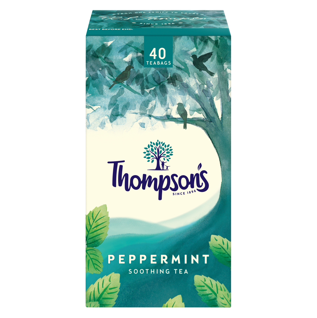 Thompson’s Peppermint Tea String & Tag Free 40 tea bags
