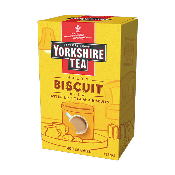 ヨークシャーティー ビスケットブリュ ティーバッグ40個