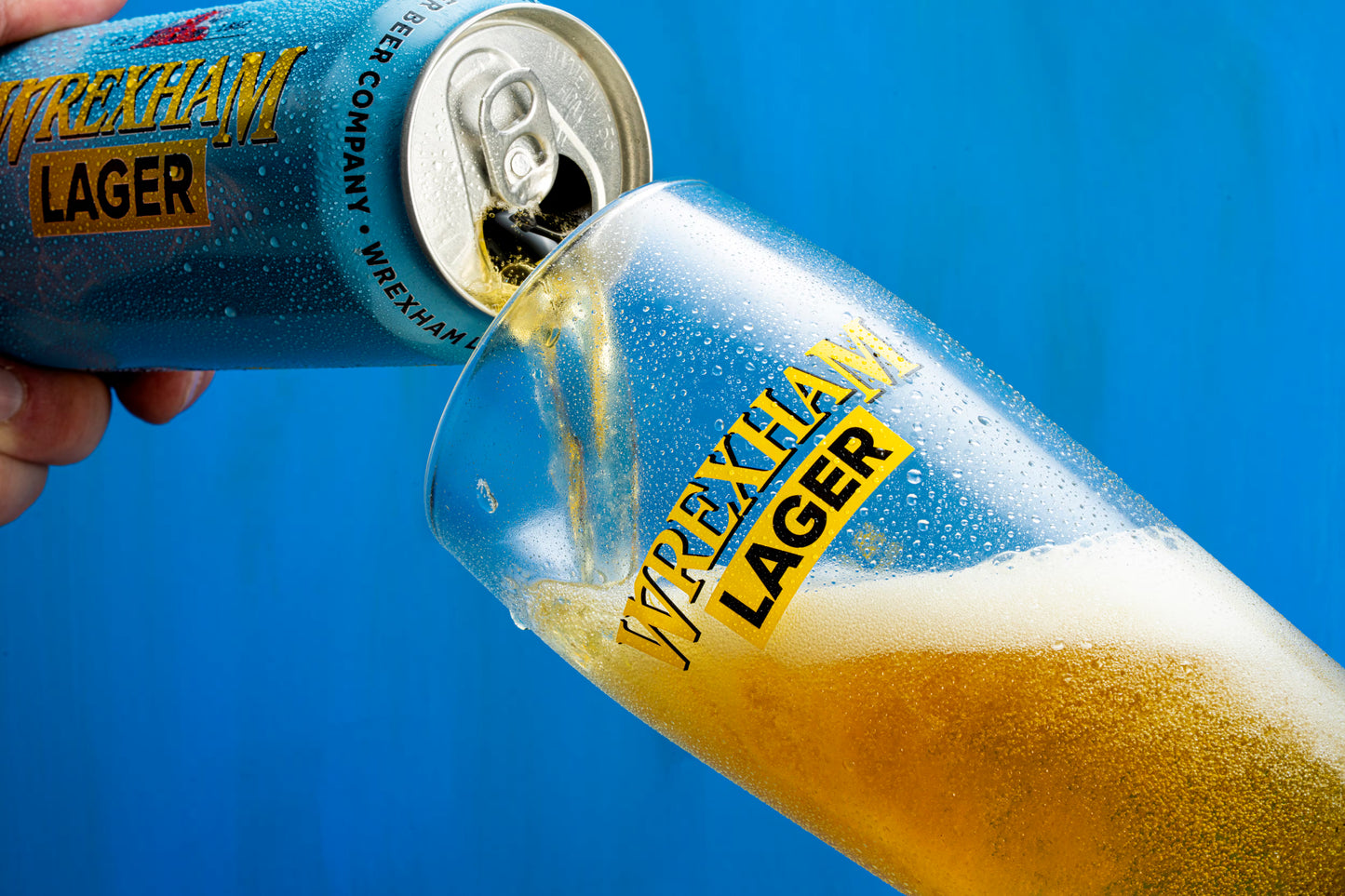 Wrexham Lager 4% 440ml can