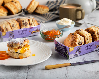 ヘイウッド＆バジェット クロテッドクリーム＆サルタナレーズン スコーン 280g