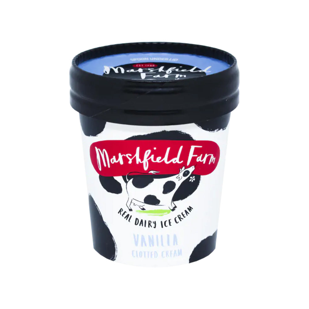 マーシュフィールドファーム  バニラ＆クロテッドクリーム アイスクリーム 125ml