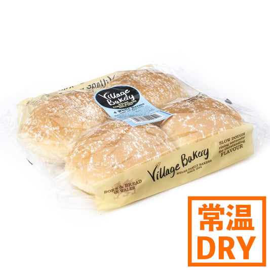Jones Village Bakery 4 White Rolls【DRY】