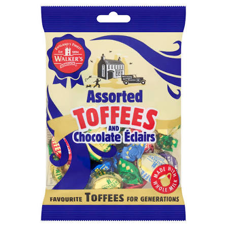 ウォーカーズ アソートトフィー＆チョコレートエクレア 10個入り