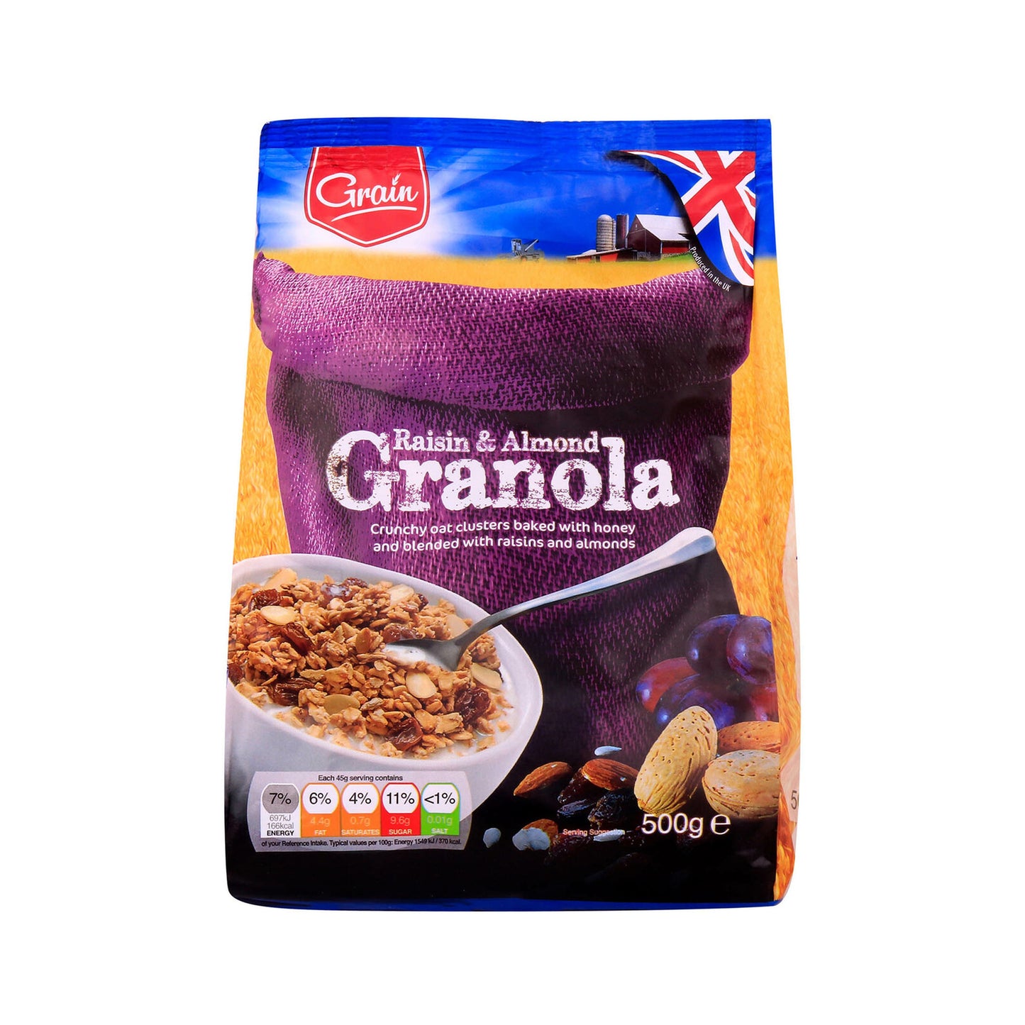 Grain Granola Raison & Almond 500g